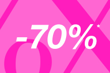 SALDI 70%  di sconto